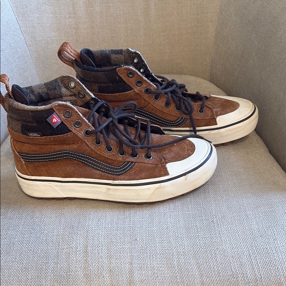 Vans Brown High-Top Sneakers
